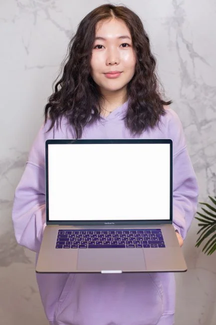 A laptop displaying an analytics dashboard with real-time data tracking and analysis tools.